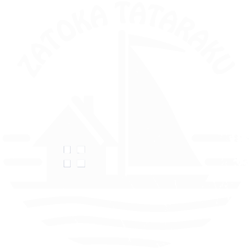 Zatoka Tataraku. Białe Logo.